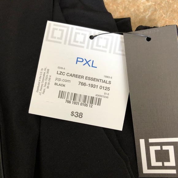 ✨New ✨Dressy Liz Claiborne PXL Black long sleeve - Picture 6 of 8